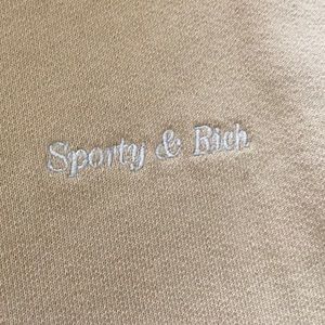 sporty and rich sweatshirt size MEDIUM